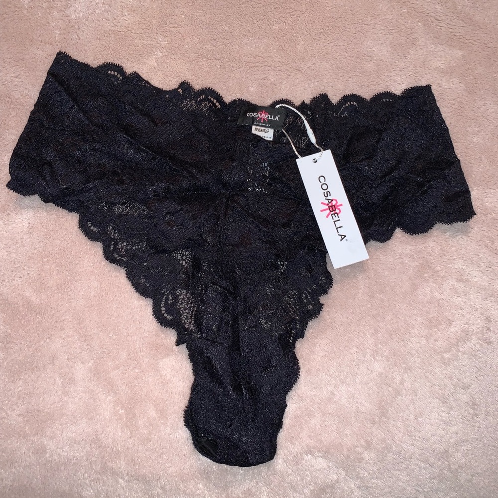 Black (never worn w/tags) Cosabella Thongs